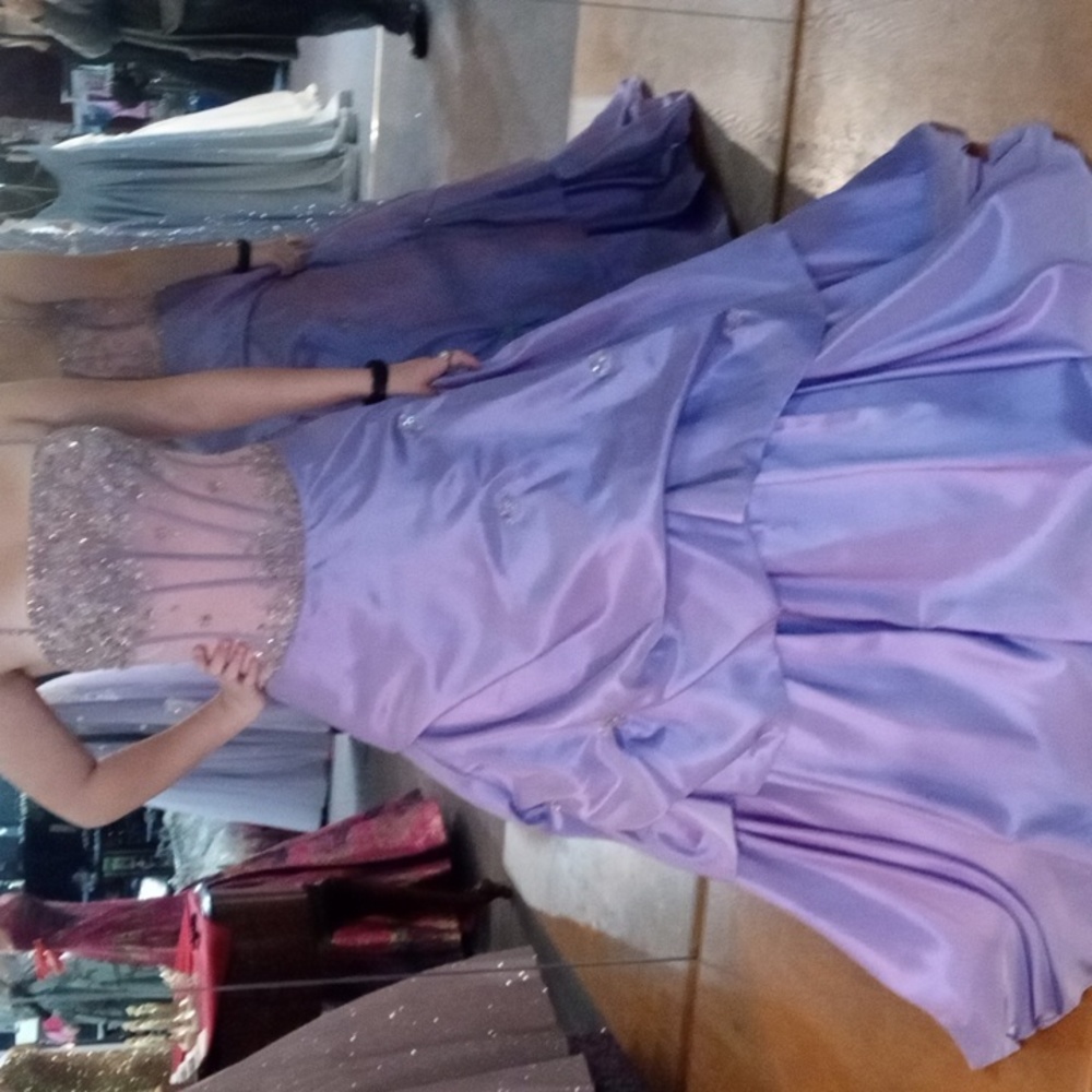 Precious formal prom dress lavender